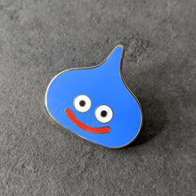 Load image into Gallery viewer, Blue Slime Enamel Pin
