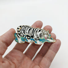Load image into Gallery viewer, Baihu - The White Tiger Enamel Pin (LE500)
