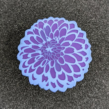 Load image into Gallery viewer, Blue Dahlia Enamel Pin
