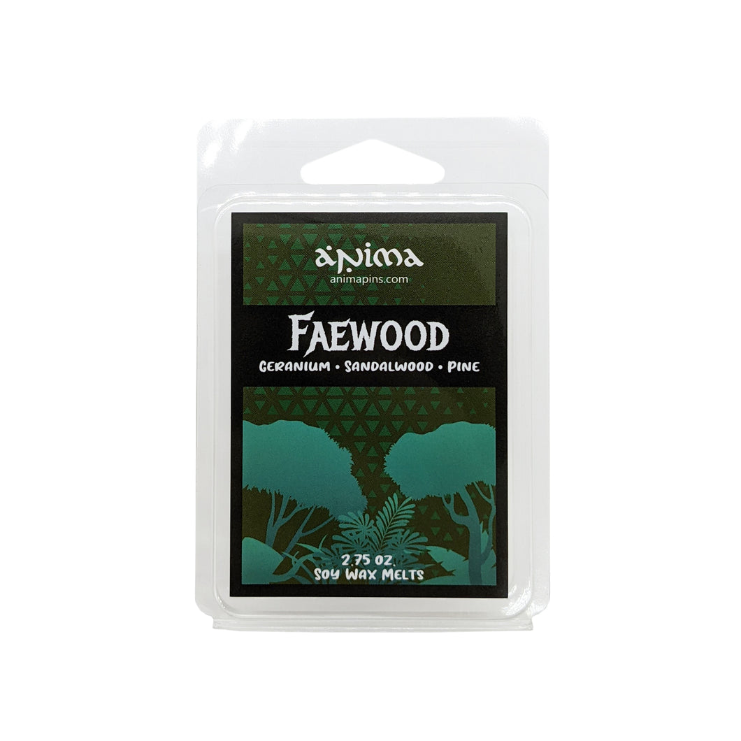 Faewood (Geranium, Sandalwood, Pine) Scented Soy Wax Melts