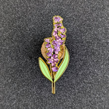 Load image into Gallery viewer, Lavender Sprig Enamel Pin
