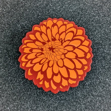Load image into Gallery viewer, Red Dahlia Enamel Pin
