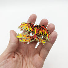 Load image into Gallery viewer, Red Phoenix Enamel Pin
