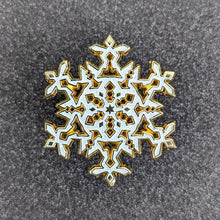 Load image into Gallery viewer, Snowflake Enamel Pin

