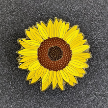 Load image into Gallery viewer, Sunflower Blossom Enamel Pin
